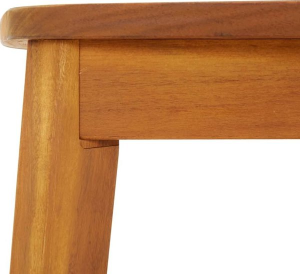 vidaXL Stol ogrodowy, 160x90x75 cm, lite drewno akacjowe