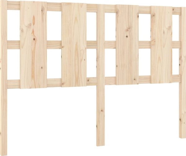 vidaXL Κεφαλάρι κρεβατιού, 140,5x4x100 cm, μασίφ πεύκο