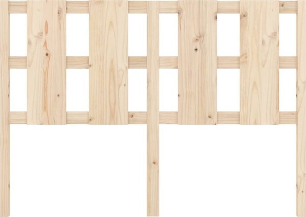 vidaXL Κεφαλάρι κρεβατιού, 140,5x4x100 cm, μασίφ πεύκο