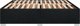 vidaXL Rama lozka czarna 180x200 cm obita tkanina
