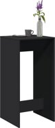 vidaXL Stolik barowy czarny 51x50x103.5 cm material drewnopochodny