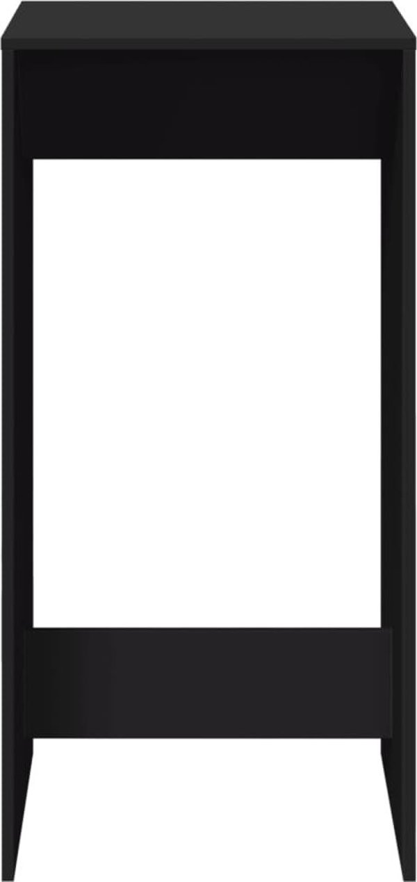 vidaXL Stolik barowy czarny 51x50x103.5 cm material drewnopochodny