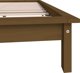 vidaXL Rama κρεβατιού, μέλι καφέ, 160 x 200 εκ, μασίφ πεύκο