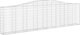 vidaXL Γκαμπιόν καλάθια 2 τεμ 400x30x100/120 εκ, γαλβανισμένο σίδερο