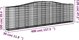 vidaXL Γκαμπιόν καλάθια 2 τεμ 400x30x100/120 εκ, γαλβανισμένο σίδερο