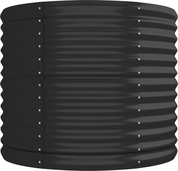 vidaXL vidaXL Donica ogrodowa, malowana proszkowo stal 296x80x68 cm, antracyt