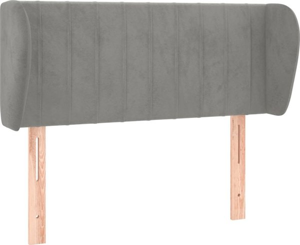 vidaXL Αντάμ Ζαγκόουκερ, ανοιχτό γκρι, 83x23x78/88 εκ., βελούδο