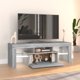vidaXL Έπιπλο TV με LED, γκρι δρυς sonoma, 120x35x40 cm