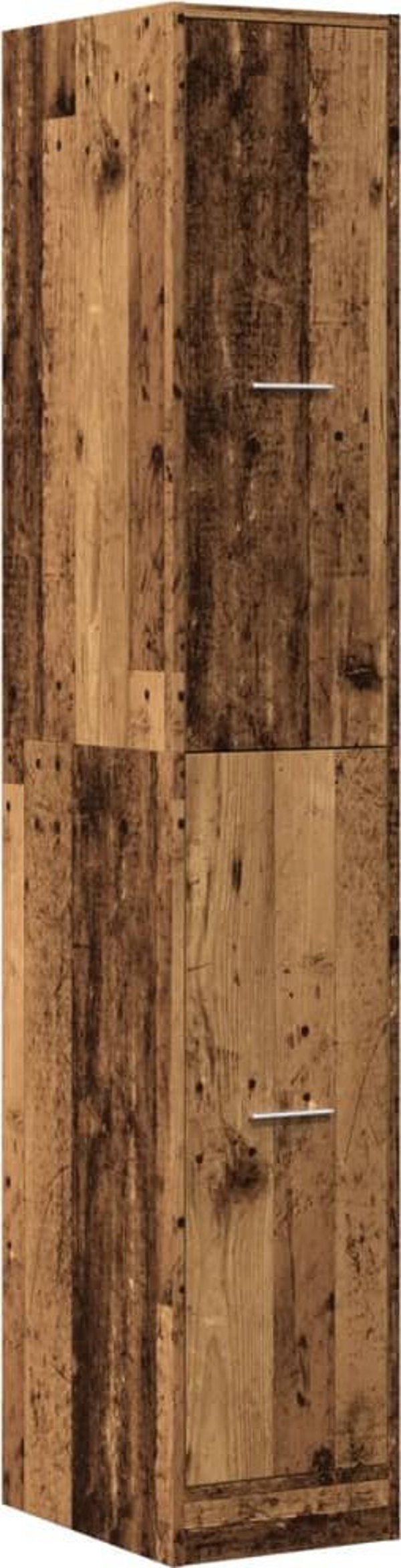 vidaXL Szafka apteczna,stare drewno, 30x41x174,5 cm