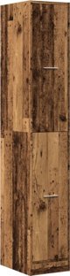 vidaXL Szafka apteczna,stare drewno, 30x41x174,5 cm