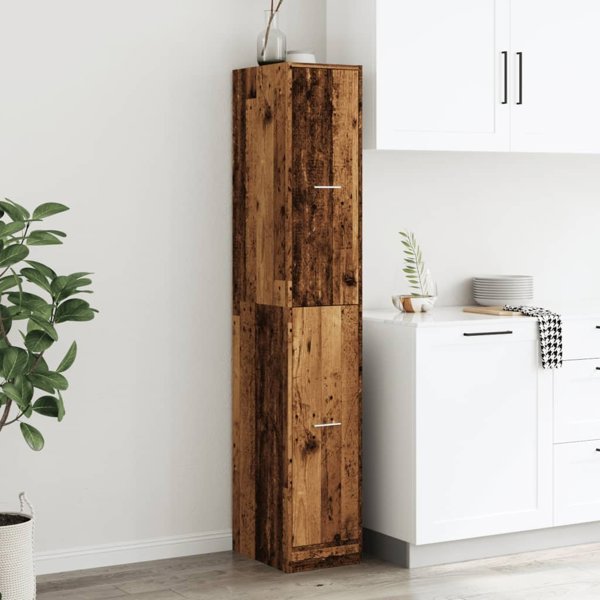 vidaXL Szafka apteczna,stare drewno, 30x41x174,5 cm