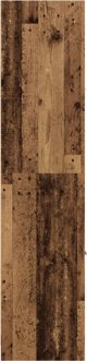vidaXL Szafka apteczna,stare drewno, 30x41x174,5 cm