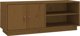 vidaXL Έπιπλο τηλεόρασης, μελί καφέ, 105x34x40 εκ., συμπαγές πεύκο