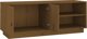vidaXL Έπιπλο τηλεόρασης, μελί καφέ, 105x34x40 εκ., συμπαγές πεύκο