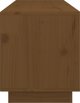 vidaXL Έπιπλο τηλεόρασης, μελί καφέ, 105x34x40 εκ., συμπαγές πεύκο