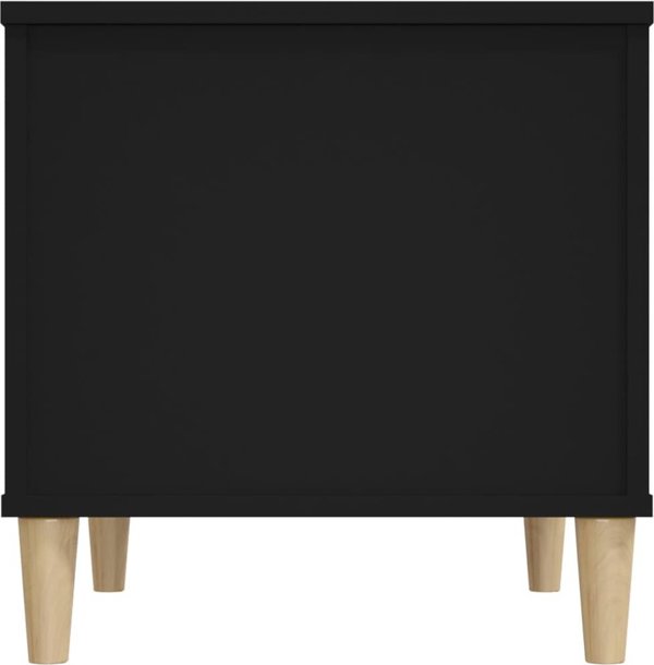 vidaXL Τραπεζάκι καφέ, μαύρο, 60x44,5x45 εκ., ξυλώδες υλικό