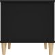 vidaXL Τραπεζάκι καφέ, μαύρο, 60x44,5x45 εκ., ξυλώδες υλικό
