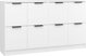 vidaXL Komody, 2 τεμάχια, λευκά, 60x30x70 εκ, υλικό από ξύλο