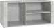 vidaXL Szafka na buty, γκρι σκουριάς, 100x35x45 cm