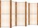 vidaXL vidaXL Parawan 5-panelowy, kremowy, 350 x 180 cm