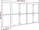 vidaXL vidaXL Parawan 5-panelowy, kremowy, 350 x 180 cm