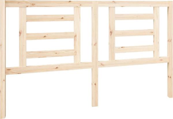 vidaXL Κεφαλάρι κρεβατιού, 166x4x100 εκ., μασίφ πεύκο