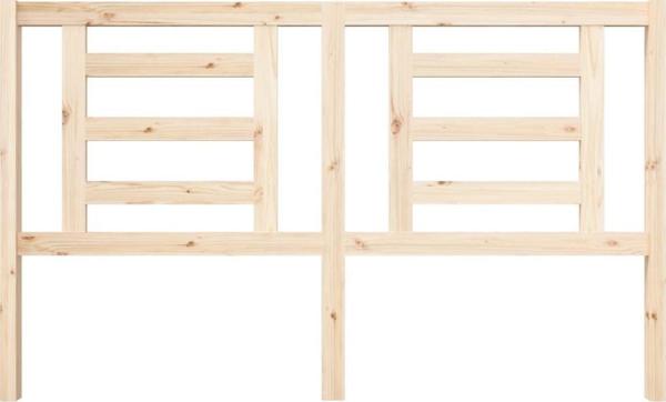 vidaXL Κεφαλάρι κρεβατιού, 166x4x100 εκ., μασίφ πεύκο