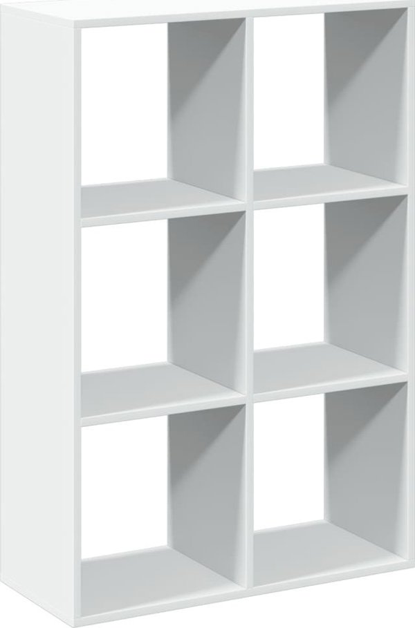 vidaXL ράφι διαχωριστικό, λευκό, 69,5x29x103,5 εκ.