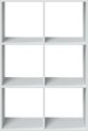 vidaXL ράφι διαχωριστικό, λευκό, 69,5x29x103,5 εκ.