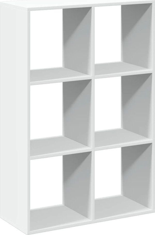 vidaXL ράφι διαχωριστικό, λευκό, 69,5x29x103,5 εκ.