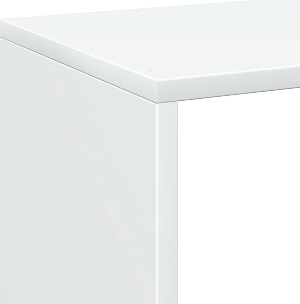 vidaXL ράφι διαχωριστικό, λευκό, 69,5x29x103,5 εκ.