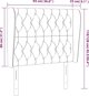 vidaXL Κεφαλάρι uszak, σκούρο γκρι, 93x23x118/128 εκ., βελούδο
