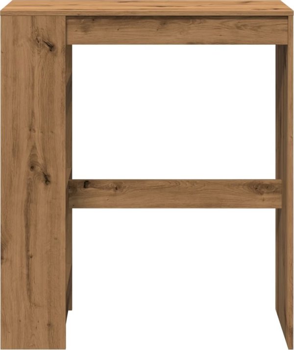 vidaXL Stolik barowy z przegrodami, dab artisian, 90x40x103,5 cm