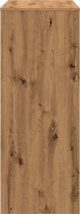 vidaXL Stolik barowy z przegrodami, dab artisian, 90x40x103,5 cm