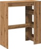 vidaXL Stolik barowy z przegrodami, dab artisian, 90x40x103,5 cm