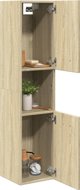 vidaXL Ντουλάπι μπάνιου Sonoma Δρυς 30x30x130 εκ. Πίνακας μοριοσανίδας