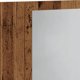 vidaXL Ντουλάπι Μπάνιου με Καθρέφτη και LED Παλιό Ξύλο 40x12x45 cm