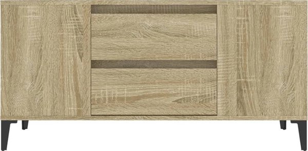 vidaXL Ερμάριο κάτω από TV, δρυς sonoma, 102x44,5x50 cm