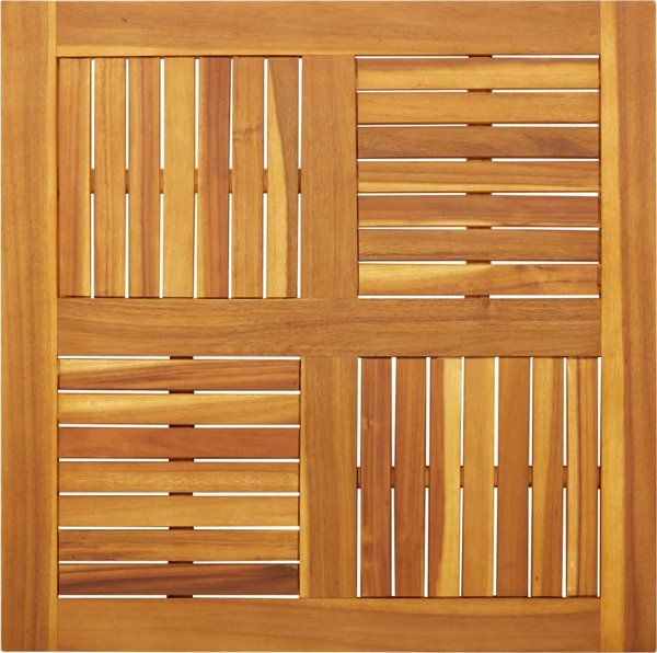 vidaXL Blat do stolu, 80x80x2,2 cm, kwadratowy, lite drewno akacjowe