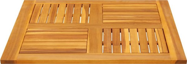 vidaXL Blat do stolu, 80x80x2,2 cm, kwadratowy, lite drewno akacjowe
