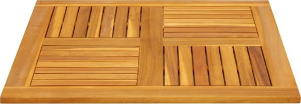 vidaXL Blat do stolu, 80x80x2,2 cm, kwadratowy, lite drewno akacjowe