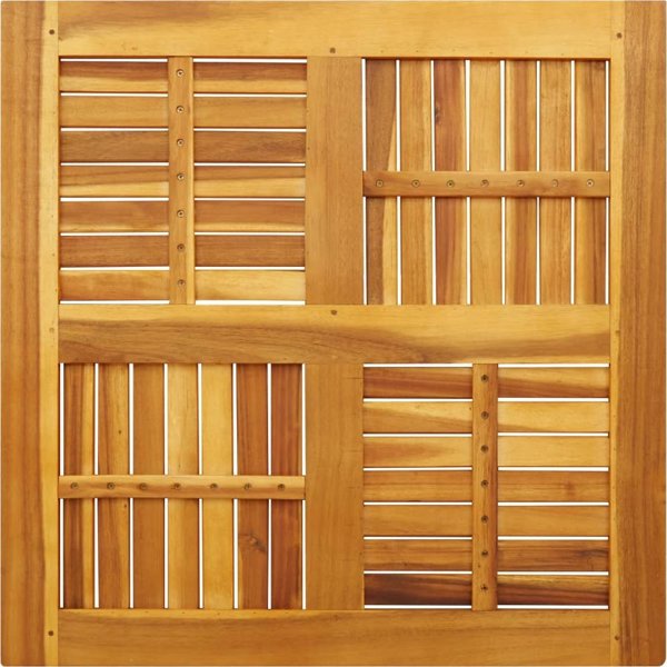 vidaXL Blat do stolu, 80x80x2,2 cm, kwadratowy, lite drewno akacjowe