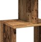 vidaXL Ράφι, δρυς καπνισμένος, 92x29x188 cm, υλικό ξυλώδες