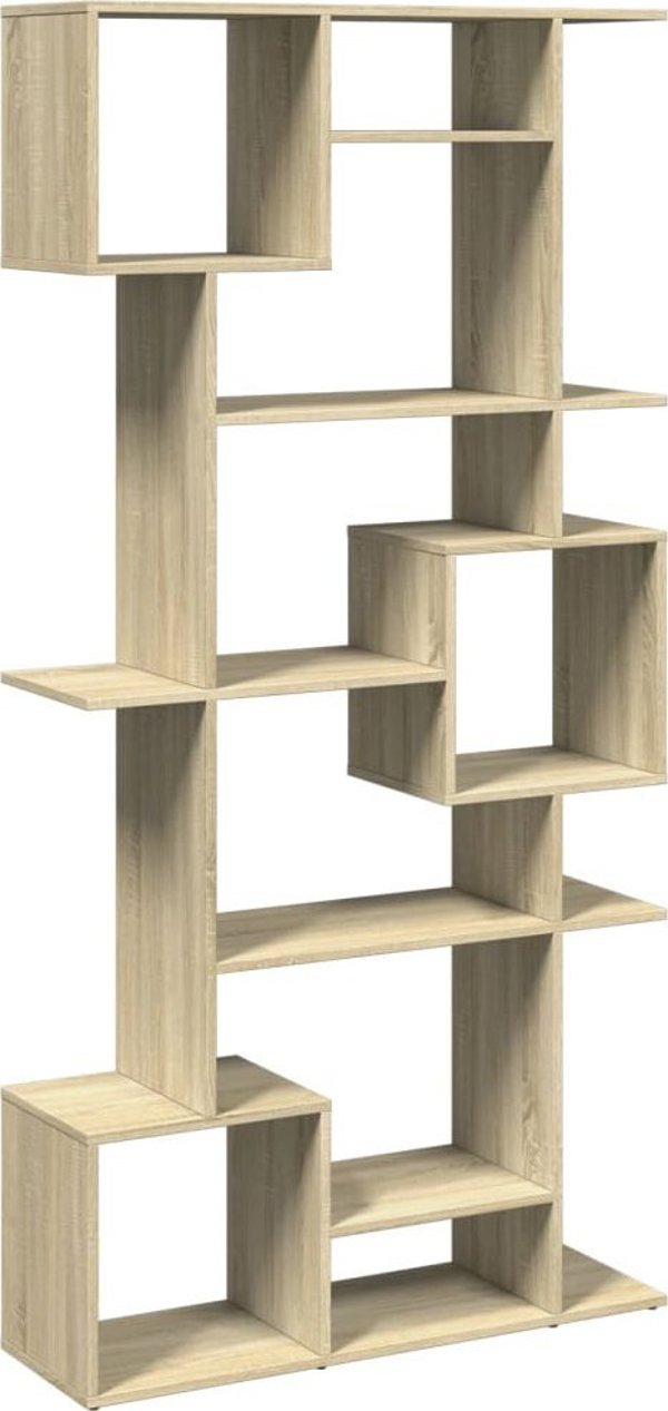 vidaXL Ράφι Sonoma δρυς 92x29x188 εκ. από ξύλινο υλικό