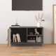 vidaXL Szafka pod TV, szara, 70x34x40 cm, lite drewno sosnowe