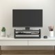 vidaXL vidaXL Podstawka na monitor, szara, 50x27x15 cm, lite drewno sosnowe
