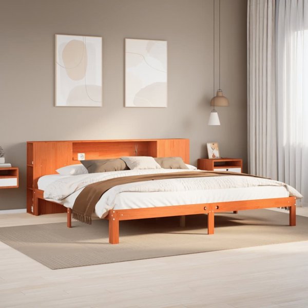 vidaXL Lozko me to me regalem, chorio apo to mattress, 180x200 cm, lite drekso sosnopo