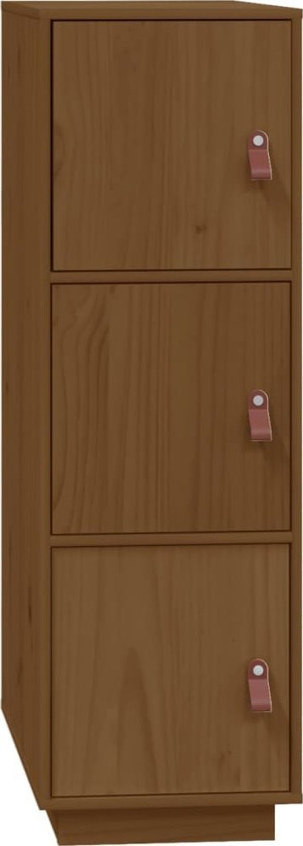 vidaXL Kredens miodowy braz 34x40x108,5 cm lite drewno sosnowe