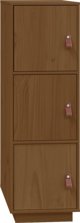 vidaXL Kredens miodowy braz 34x40x108,5 cm lite drewno sosnowe