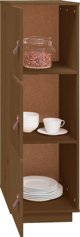 vidaXL Kredens miodowy braz 34x40x108,5 cm lite drewno sosnowe